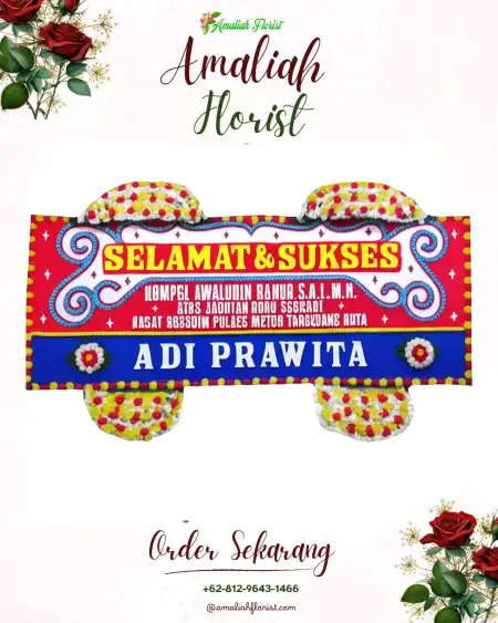 Papan Bunga Ucapan Selamat Sukanegla